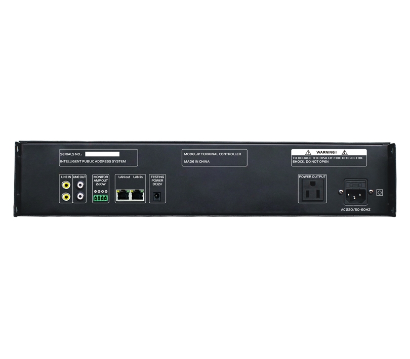 IP數字網絡廣播機架式終端控制器 OBT-9928